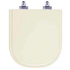 Assento Sanitário Laqueado Soft Close Vogue Plus Creme Bege C