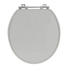 Assento Sanitário Laqueado Universal Cinza Prata