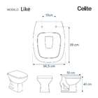 Assento Sanitário Like Branco Para Vaso Celite