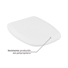 Assento Sanitário Like Polipropileno Fechamento Comum Branco Sensea