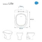 Assento Sanitário Lille Branco Para Vaso Sensea