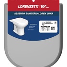 Assento Sanitário Lorenluna Polipropileno Lorenzetti - Preto