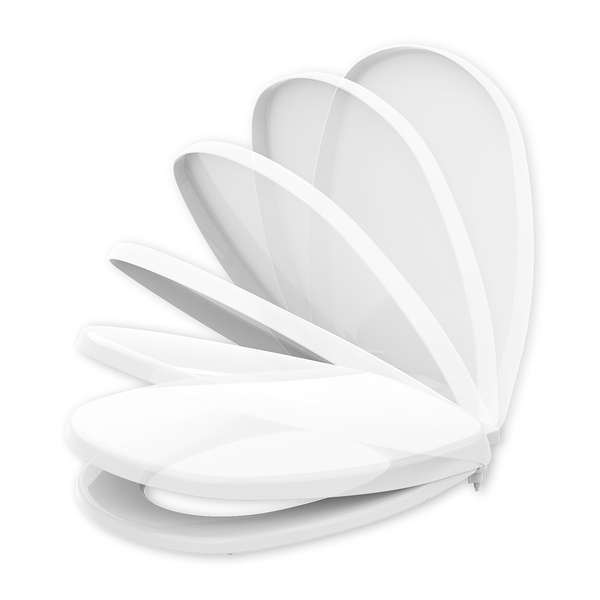 Assento Sanitário Lorenone Pp Soft Close Branco Gelo