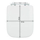 Assento Sanitário Madeira Prata para Vaso  Ideal Standard