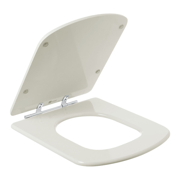 Assento Sanitário Madeira Prata para Vaso Incepa