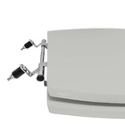 Assento Sanitário Mássima Incepa Aço Cinza Platina