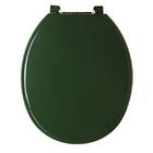 Assento Sanitário Almofadado Mdf Com Espuma Verde Escuro Para Vaso Universal 43,4 X 41,6 X 15,3 Cm Astra