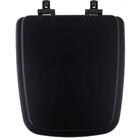 Assento Sanitário Mdf Soft Close Boss Matte Black (preto Fosc