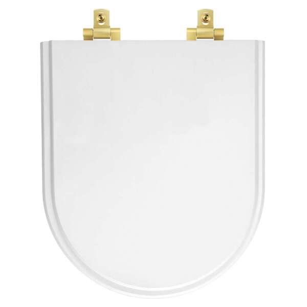 Assento Sanitário Mdf Soft Close Carrara Branco Para Vaso Dec