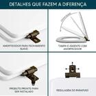 Assento Sanitário Mdf Soft Close Link/lk Marrom Fosco Para Va