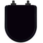 Assento Sanitário Mdf Soft Close Nuova Preto Para Vaso Deca C