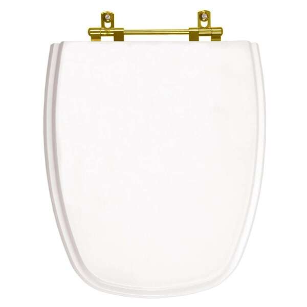 Assento Sanitário Monte Carlo Branco Para Vaso Deca Com Ferra