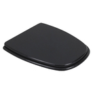 Assento Sanitário Monte Carlo MDF Preto Fechamento Comum Sicmol