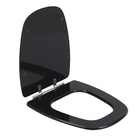 Assento Sanitário Monte Carlo MDF Preto Fechamento Comum Sicmol