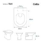 Assento Sanitário Net Branco Para Vaso Celite