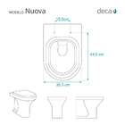 Assento Sanitario Nuova Creme Para Vaso Deca