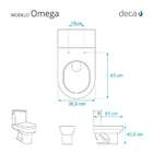 Assento Sanitário Omega Cinza Real Para Vaso Deca