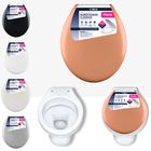 Assento Sanitario Oval Almofadado Caramelo Primafer