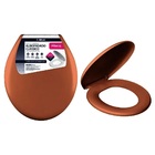 Assento Sanitario Oval Almofadado Caramelo Primafer