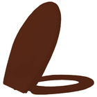 Assento Sanitário Oval Em Polipropileno Premium Marrom Conven