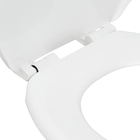 Assento Sanitário Oval Plástico Branco Fechamento Suave Sensea