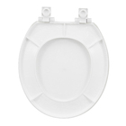 Assento Sanitário Oval Plástico Branco Fechamento Suave Sensea