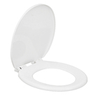 Assento Sanitário Oval Plástico Branco Fechamento Suave Sensea