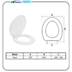 Assento Sanitario Oval Plus Amanco Branco