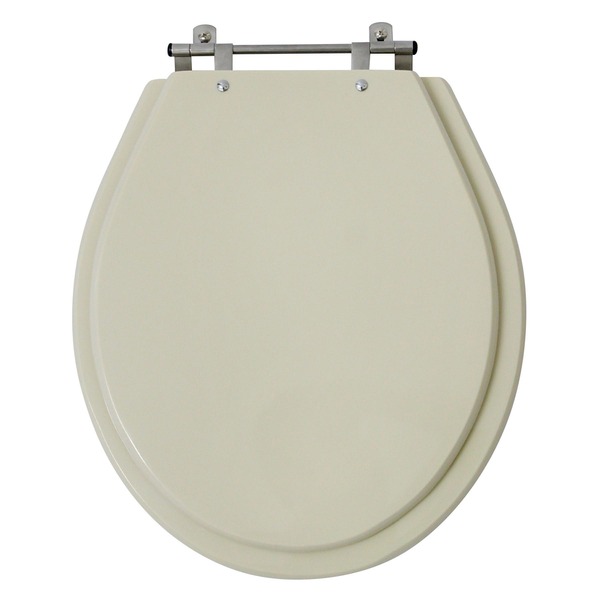 Assento Sanitario Convencional Poliester Creme Fechamento Comum