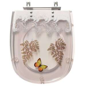 Foto de Assento Sanitário Paris Decorado Borboleta Para Vaso Ideal St