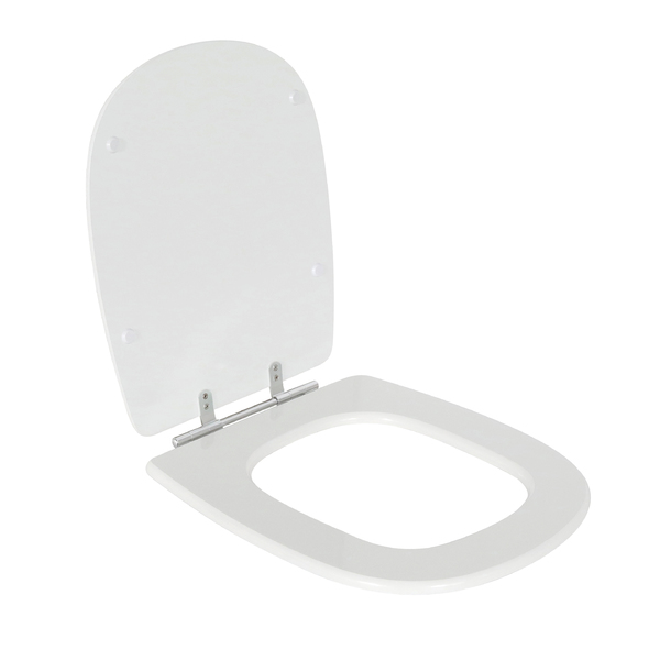 Assento Sanitário Paris/ Ezedra MDF Branco Fechamento Comum Sensea