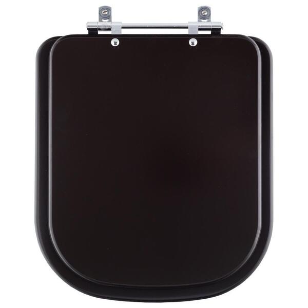 Assento Sanitário Piano Marrom Fosco Para Bacia Deca