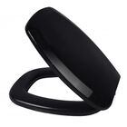 Assento Sanitário Plástico Almofadado Perfecto Thema Preto -