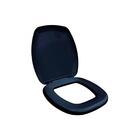 Assento Sanitário Plástico Almofadado Perfecto Thema Preto -