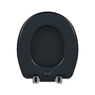 Assento Sanitário Plástico Astra Tas/k Almofadado Preto