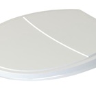 Assento Sanitário Plástico Plus Slim Almofadado Branco, Opção