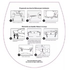 Assento Sanitário Plástico Soft Bege - Metasul, Opção: Bege