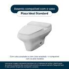 Assento Sanitário Plaza Sterling Silver Para Vaso Ideal Stand