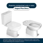 Assento Sanitário Poliester Amendoa Para Vaso Deca