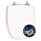 Assento Sanitário Poliéster Anti Bactéria Monte Carlo Branco