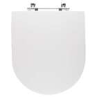 Assento Sanitário Poliéster Antibacteriano Carrara Branco Par