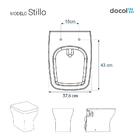 Assento Sanitário Poliéster Antibacteriano Soft Close Stillo