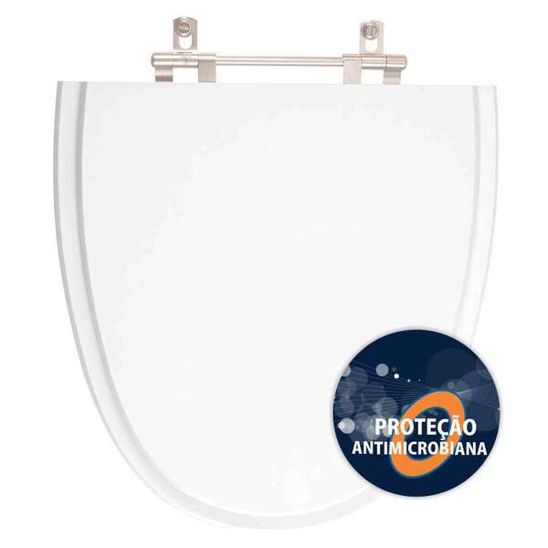 Assento Sanitario Poliester Antibacteriano Up Branco Para Vas