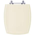 Assento Sanitário Poliester Anturius Bege Claro Para Vaso Luz