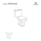 Assento Sanitário Poliester Anturius Verde Claro Para Vaso Lu