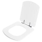 Assento Sanitário Poliéster Aquila Branco Para Vaso Eternit 6