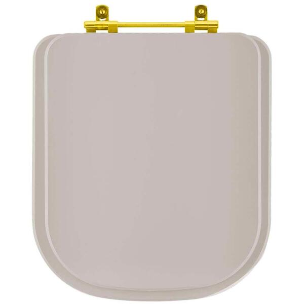 Assento Sanitário Poliéster Axis Barbante Para Vaso Deca Com