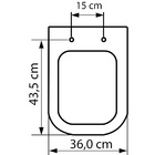 Assento Sanitário Poliéster Axis Deca Slow Close Cromado Barb