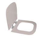 Assento Sanitário Poliéster Axis Deca Slow Close Cromado Barb