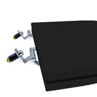 Assento Sanitário Poliéster Axis Deca Super Luxo Cromado Ébano